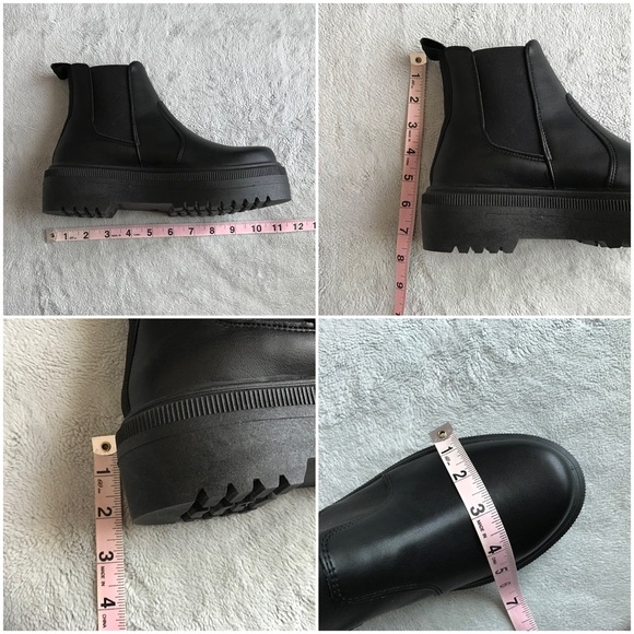 Steve Madden Yardley Platform Chelsea Boot Black 8 - Picture 11 of 11